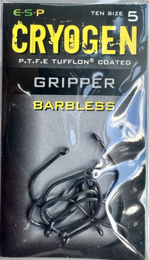 Cryogen Gripper Barbless Size5 10 Pack