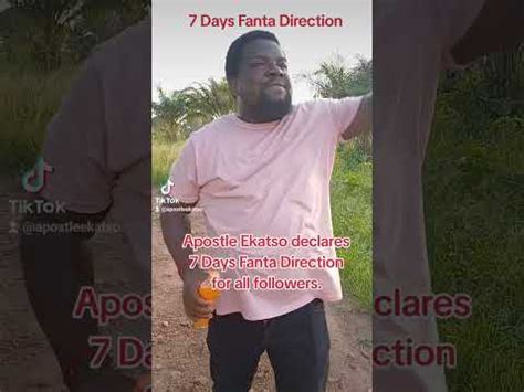 Apostle Ekatso Declares Days Fanta Direction For All Followers