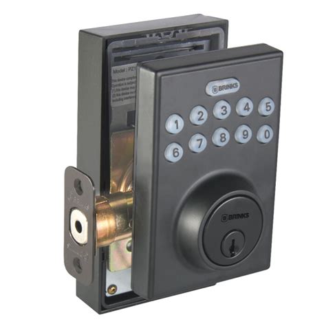 Brinks Electronic Keypad Deadbolt With Pro Guard™ Contemporary