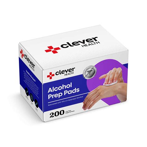 Alcohol Prep Pads Large 2 Ply 200 Alcohol Wipes Individually Wrapped Swabs Saturated With 70