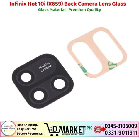 Infinix Hot I X Back Camera Lens Glass Replacement Exclusvie