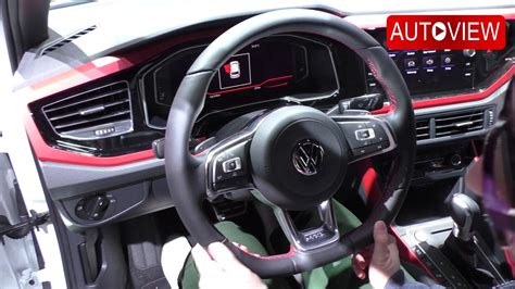 2018 VW Polo GTI Facelift Virtual Cockpit Interieur YouTube