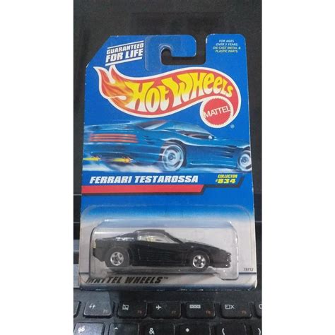 Jual Hot Wheels Ferrari Testarossa Hitam Shopee Indonesia