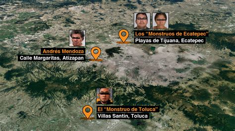 Mapa De Los Asesinos Seriales En El Estado De México De Andrés “n” Al