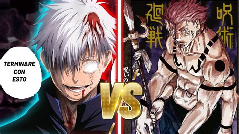 SATORU GOJO VS RYOMEN SUKUNA EL MAS FUERTE EN JUJUTSU KAISEN MAG MOE