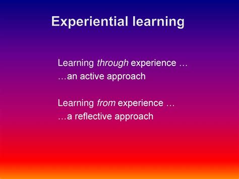 Experiential Social And Adult Learning Ppt Download