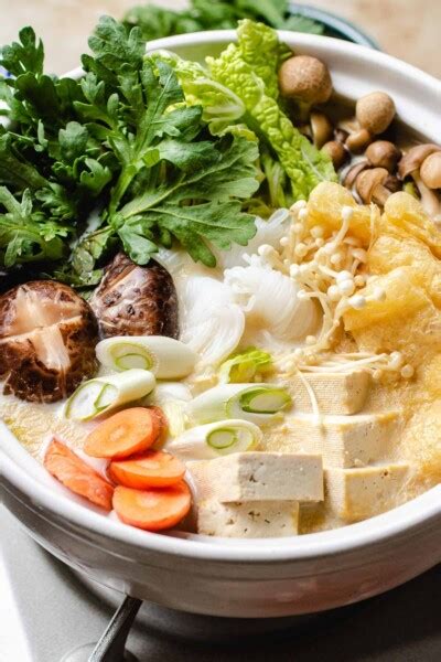 Vegan Hot Pot (creamy miso broth) | I Heart Umami®