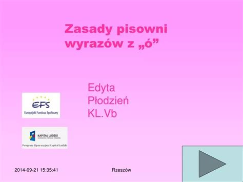 Ppt Zasady Pisowni Wyraz W Z Powerpoint Presentation Free