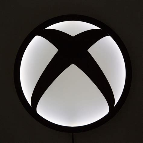 Xbox Logo Inch Hanging Led Neon Wall Light Sign Ready To Hang Wall