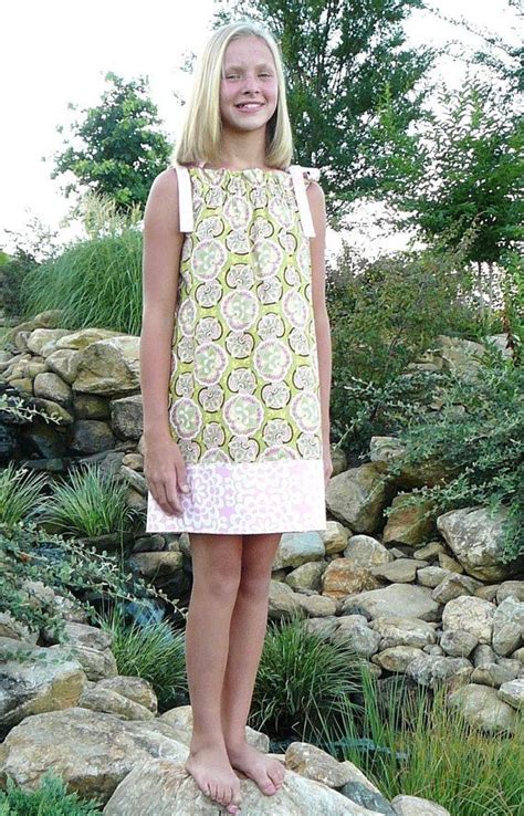 Tween Sun Dress Jumper Or Sundress Pdf Sewing Pattern Etsy Dresses For Tweens Cute Dresses