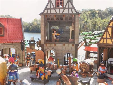 See Stadt Steck Village Village Stone Bench Playmobil