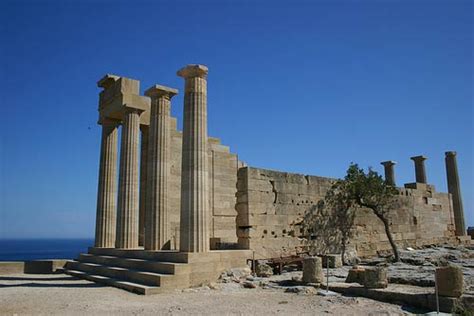 Acropolis in Lindos Rhodes