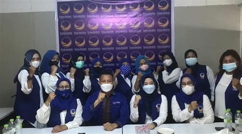 Aji Ali Sabana Ketua DPD Partai Nasdem Kota Bekasi Perkuat Sayap Partai