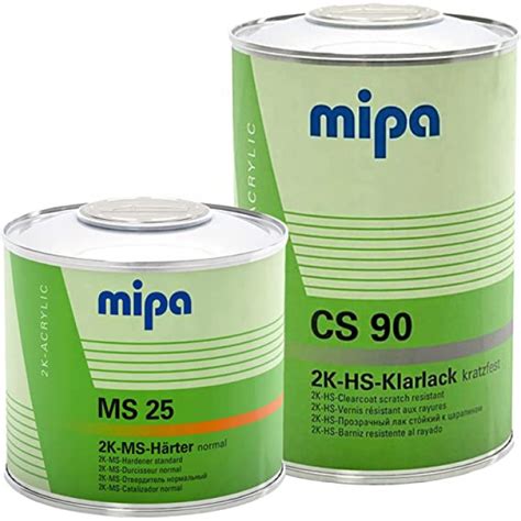 Купить Mipa 2K HS Klarlack CS90 лак с эффектом самополировки в ...