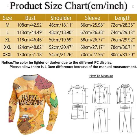 Mens T Shirts Autumn Winter Thanksgiving Theme Celebrates Turkey Long Sleeve Round Neck Printed