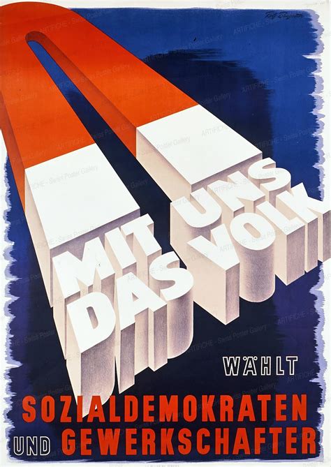 Social Democratic Party Switzerland - Artifiche Swiss Poster Gallery