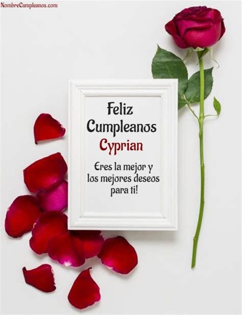 Feliz Cumplea Os Cyprian Tartas Tarjetas Deseos