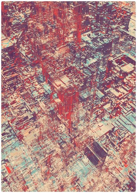 Pixel City Ii Digital Illustrations By Atelier Olschinsky