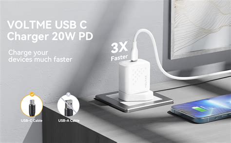 Voltme Usb C Plug 20w Usb C Charger Usb Plug Fast Charger Plug Pd 3 0 Usb C Usb Plug Adaptor