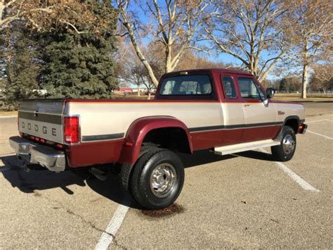 1993 Dodge Ram 350 4x4 59l Cummins Diesel Dually Extended Cab 87k