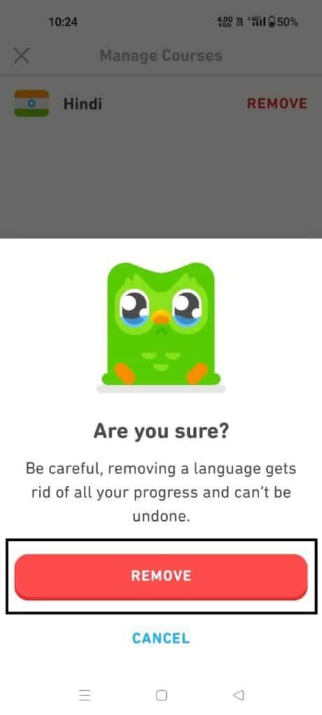 How To Restart A Language On Duolingo App Or Website Language