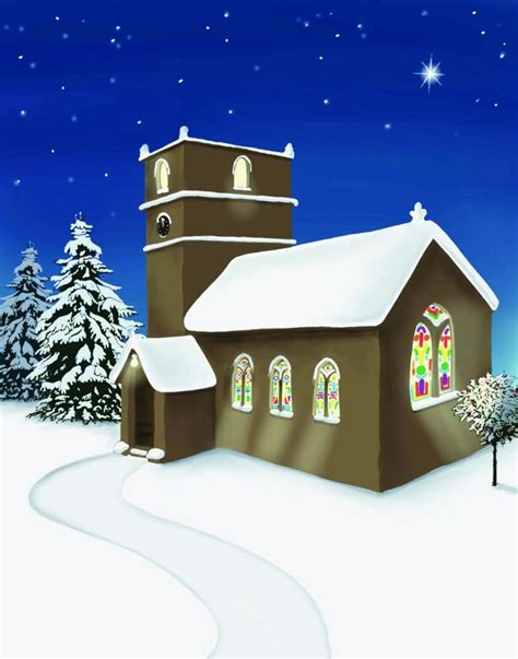 Christmas Cards - Snowman/Church Night | OUCH(UK) - The Cluster ...