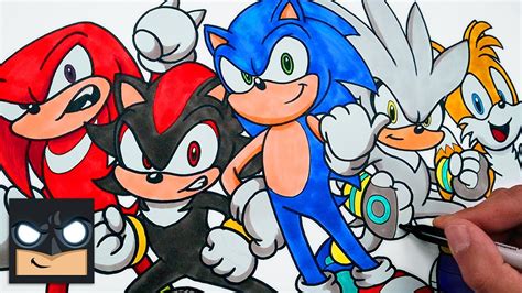 Sonic The Hedgehog | Full Color Poster Art Process ⭐️ - YouTube