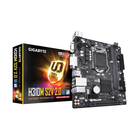 Gigabyte H310m S2v 20 Intel H310 Chipset Lga1151 Micro Atx Desktop