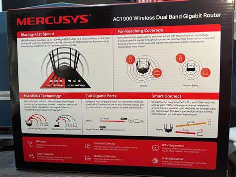 Mercusys Wifi Routers Mr50g Ac1900 Wireless Dual Band Gigabit Router 2. ...