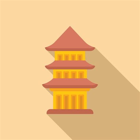 Premium Vector Traditional Asian Temple Building Representing Eastern