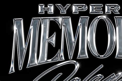 Chrome Text Effect Vol Psd Text Style Hyperpix