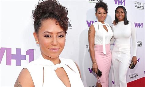 Mel B And Daughter Phoenix Colour Co Ordinate At Vh1s Streamy Awards