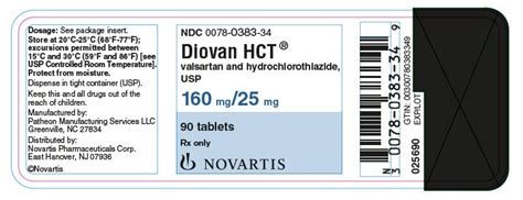 Diovan Hct Fda Prescribing Information Side Effects And Uses