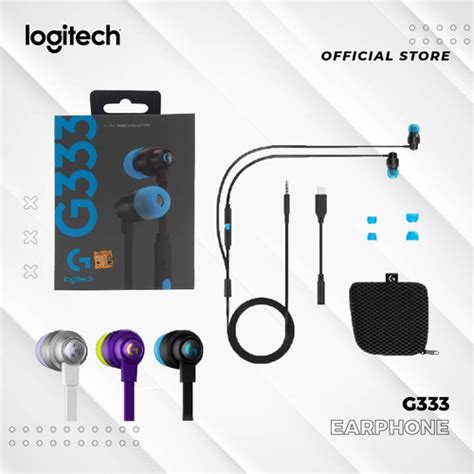 Promo Logitech G333 G 333 Vr Gaming Earphones Garansi Resmi Ungu Cicil 0 3x Jakarta