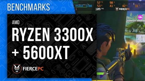 AMD Ryzen 3300x Radeon 5600XT Benchmark - Fortnite - YouTube