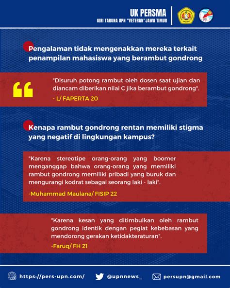 Dilema Mahasiswa Dengan Rambut Gondrong Di Perguruan Tinggi UPN NEWS