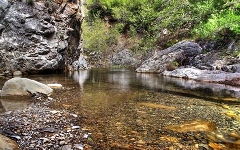 Wallpaper Waterfall Rock Stones River Wildlife Wilderness