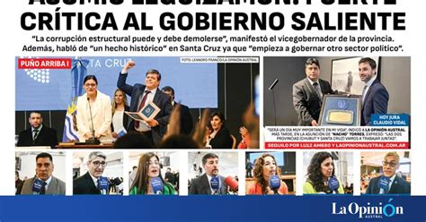 Diario La Opinión Austral tapa edición impresa del domingo 10 de ... 