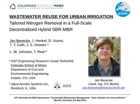 PDF WASTEWATER REUSE FOR URBAN IRRIGATION According To Carrow Et Al