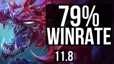 CHO GATH Vs GWEN TOP 79 Winrate 4 0 3 BR Master V11 8 YouTube