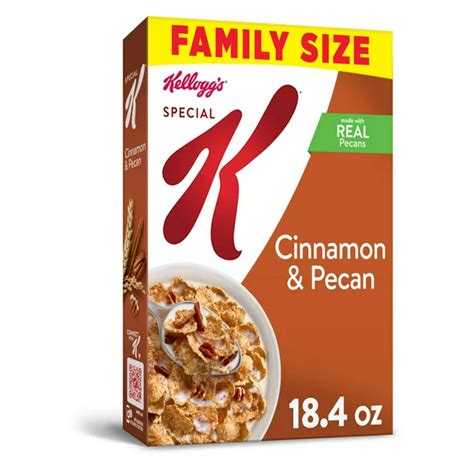 Buy Online Kellogg S Special K Breakfast Cereal Cinnamon And Pecan 18 4 Oz Kesar Grocery