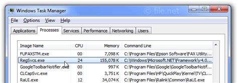 Regsvcsexe Windows Process What Is It