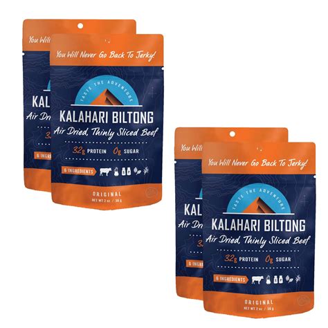 Kalahari Biltong Original Carne De Res Secada Al Aire Libre En