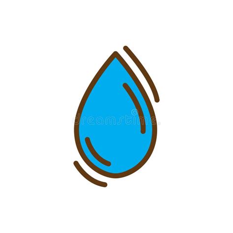 Water Droplet. Vector Illustration Decorative Design Stock Vector ...