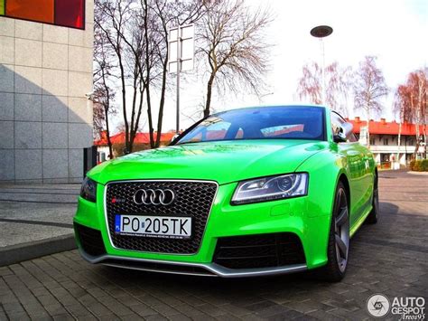 Bright Green Audi Rs Stands Out