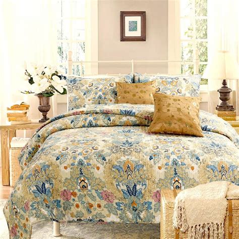 Cozy Line Home Fashions Vintage Luxury Classic 3 Piece Beige Yellow