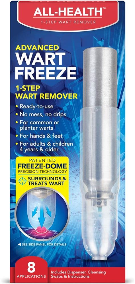 Buy All Health Advanced Wart Freeze 1 Step Wart Remover 8 Applications