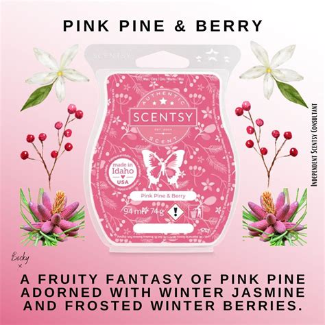 Pink Pine And Berry Scentsy Bar The Candle Boutique Scentsy Uk Consultant