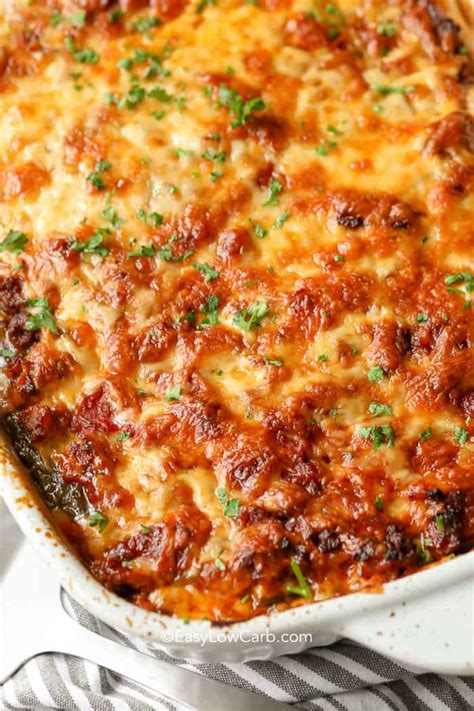 Zucchini Lasagna - Easy Low Carb