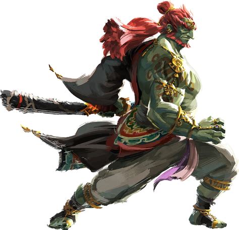 Ganondorf Artwork Personnages Principaux Tears Of The Kingdom Puissance Zelda